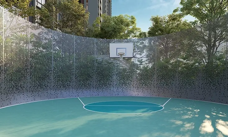 Street Basketball Court