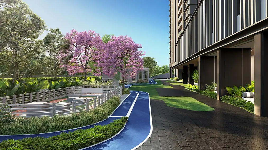 Landscaped gardens and pet park, Altis Ocean Cliffs ECR