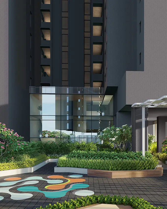 Outdoor basketball court at Altis Ocean Cliffs residential community