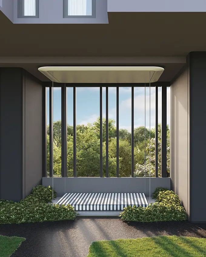 Outdoor basketball court at Altis Ocean Cliffs residential community
