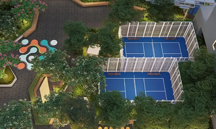 Pickleball court